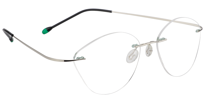 Cat Eye Green Glasses | Zeelool Eyeglasses3