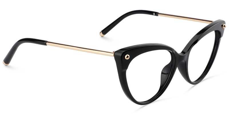 Cat Eye Black Glasses | Zeelool Eyeglasses2