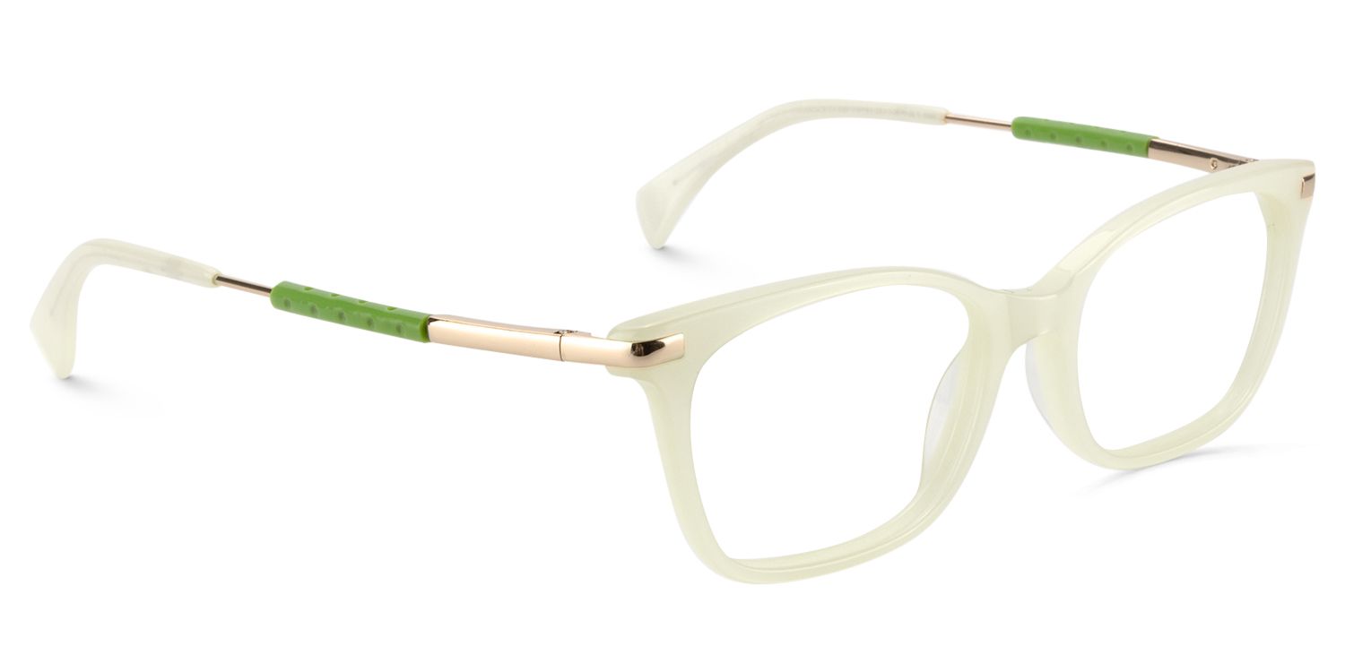 Rectangle Beige Glasses | Zeelool Glasses3