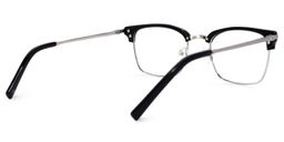 Simmons Browline Black Glasses4