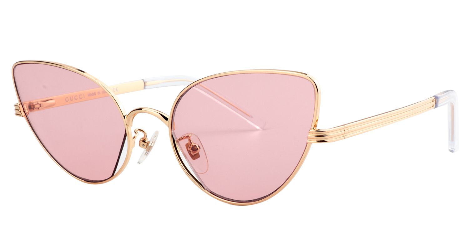 Cat-eye Gold Sunglasses | Zeelool Sunglasses4