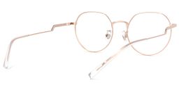 Tiffany Round Rose-Gold Glasses4
