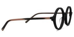 Otto Round Black Glasses3