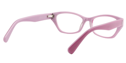 Isabella Rectangle Bright Pink Glasses5