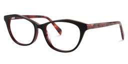 Carmelita Rectangle Black Glasses3
