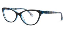 Celestyn Cat Eye Dark Blue Glasses2