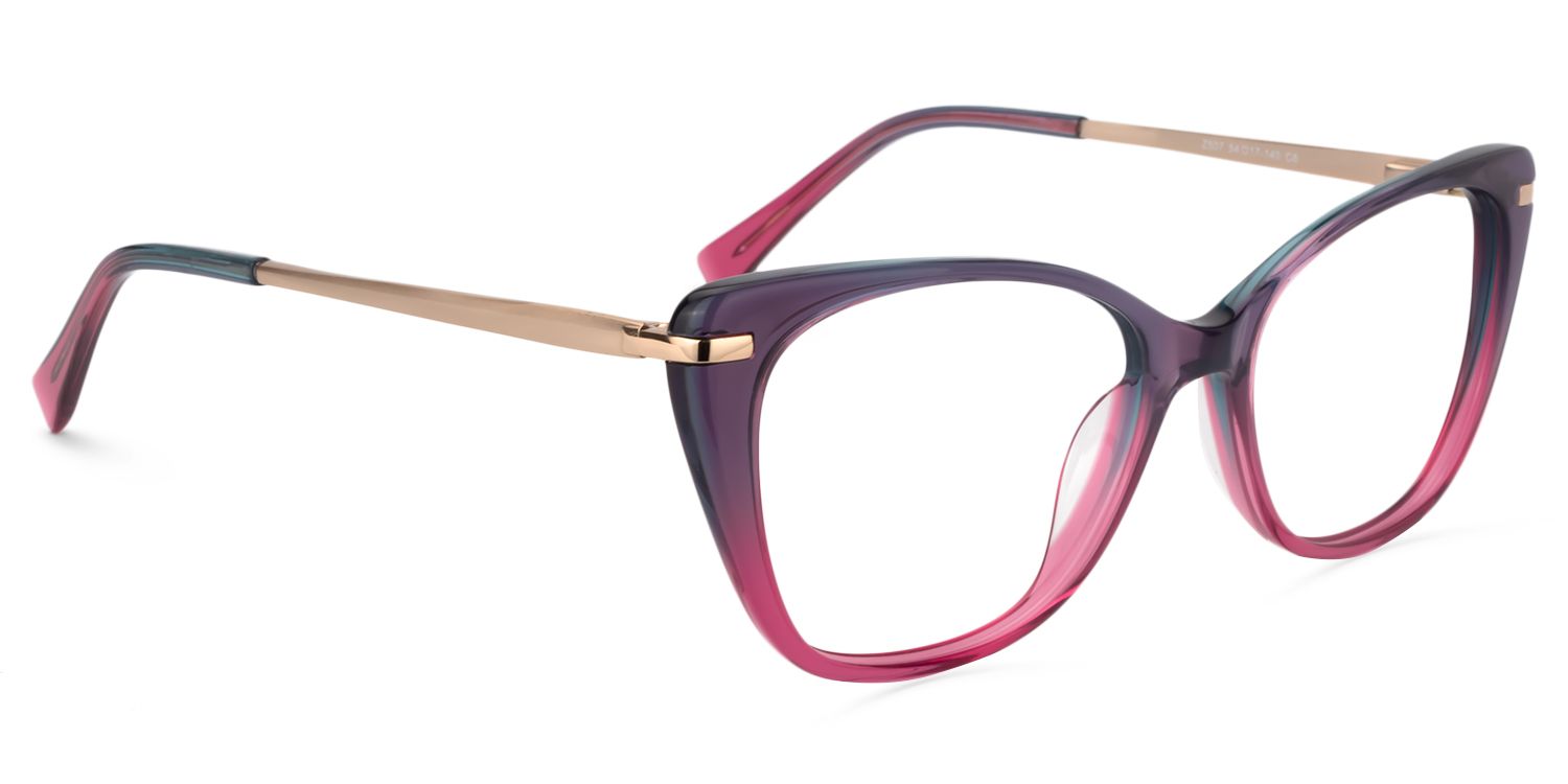 Cat Eye Red Glasses | Zeelool Glasses3