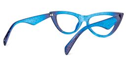 Harding Cateye Blue Glasses4
