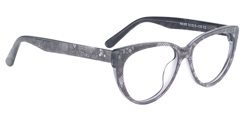 Cat Eye Gray Eyeglasses3