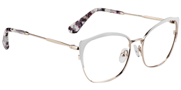 Heidi Cateye White Glasses3