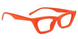 Channon Cat Eye Orange Glasses3
