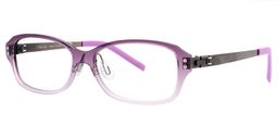 Arabela Rectangle Purple Glasses3