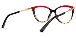 Omari Cateye Red Glasses3