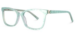 Chauncey Rectangle Green Glasses3