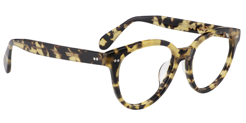 Oval Light Amber Glasses | Zeelool Eyeglass Frames3