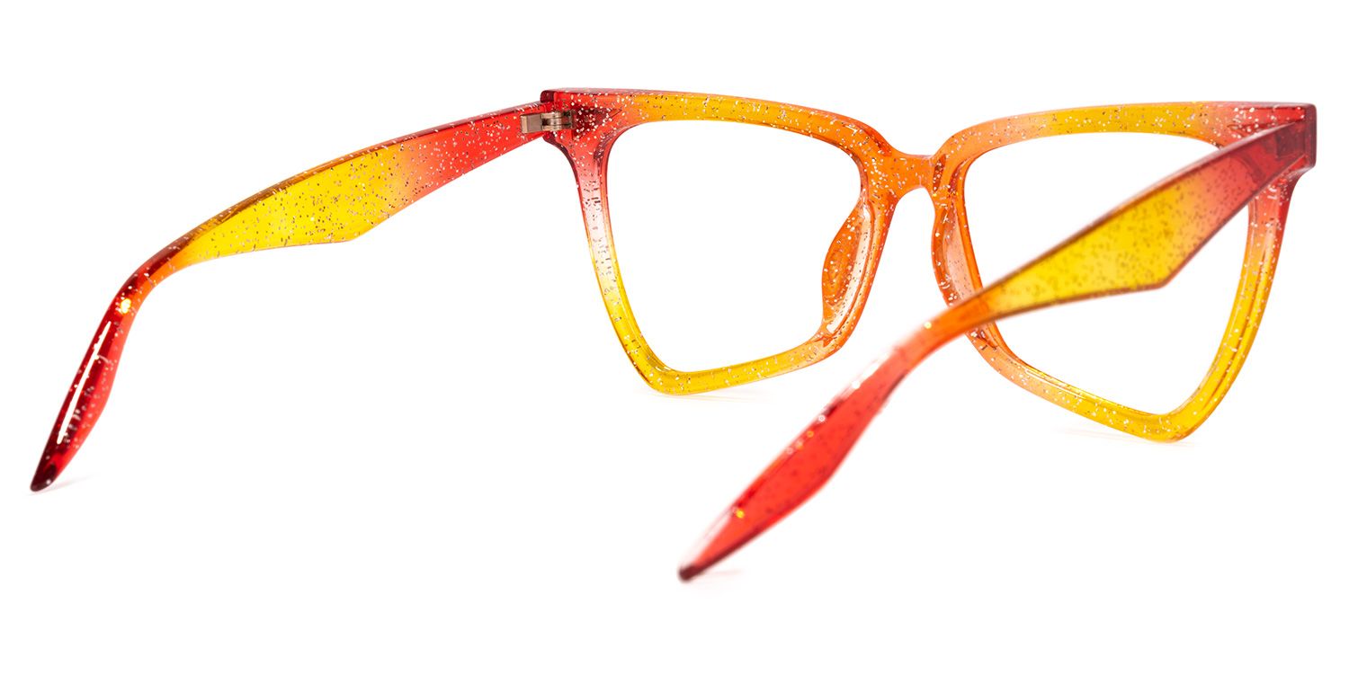 Geometrical Rainbow Eyeglasses | Zeelool Glasses3
