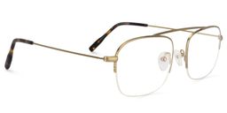 Chase Rectangle Gold Glasses3