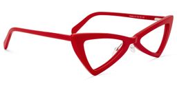 Cammie Cat Eye Red Glasses2