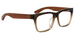 Jeffery Square Brown Eyeglasses2