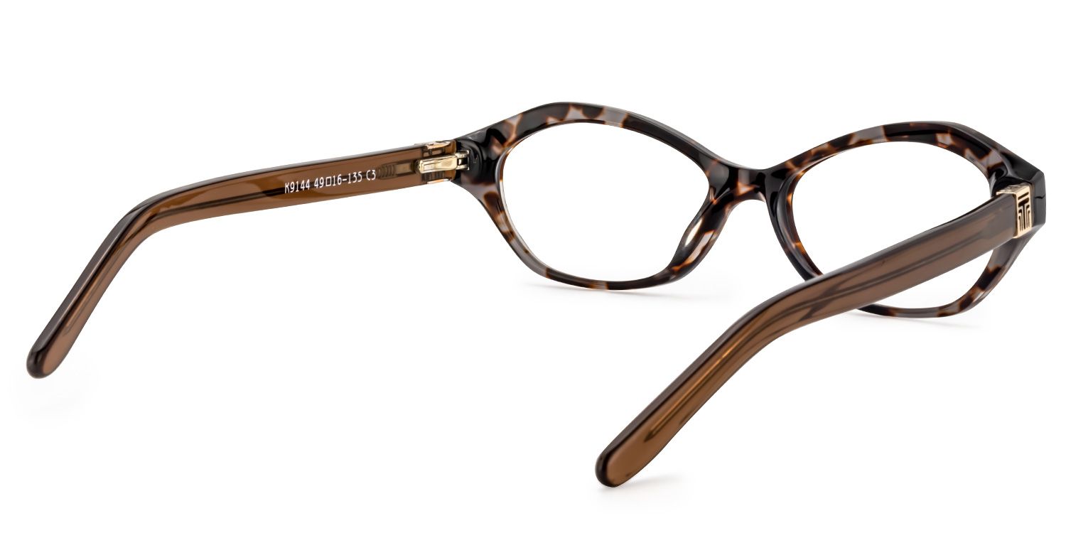 Cat Eye Light Tortoise Glasses | Zeelool Glasses5