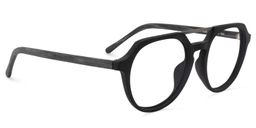 Clara Aviator Black Glasses3