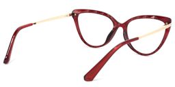 Lucas Cateye Red Glasses4