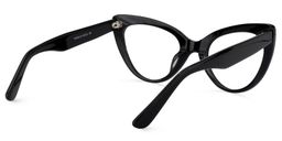 Claudette Black Cat eye Glasses4