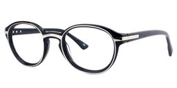Aurora Round Black Glasses2