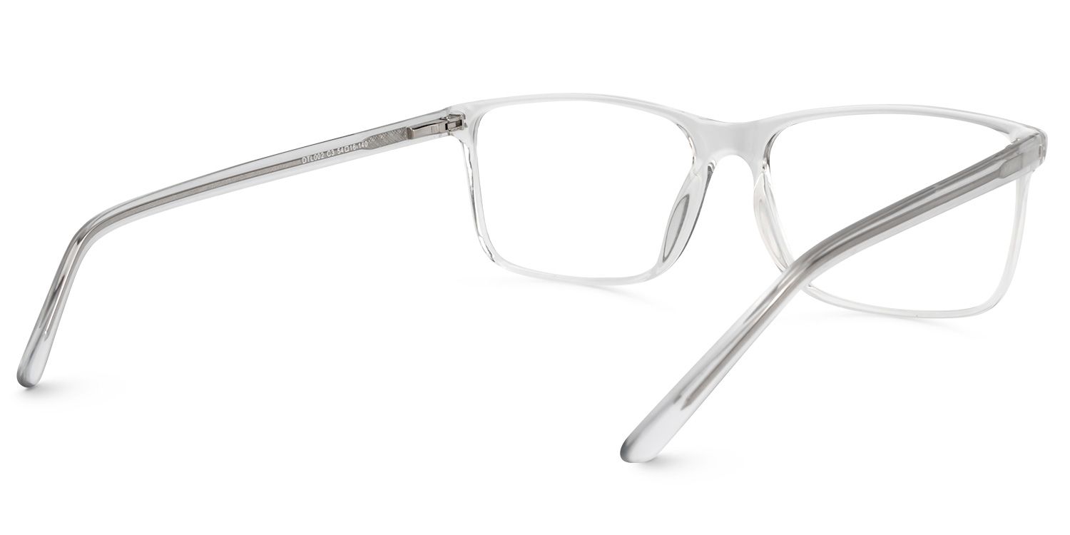 Rectangle Clear Glasses | Zeelool Glasses4