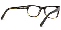 Daisy Rectangle Dark-Gray Glasses4