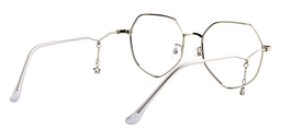 Ramona Geometric Silver Glasses4