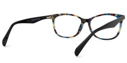 Derrick Rectangle Blue Tortoise Glasses4