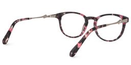 Darline Round Pink Floral Glasses4