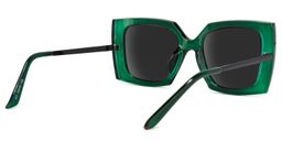 Landen Square Dark-Green Sunglasses4