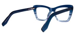Armelin Cateye Blue Glasses3