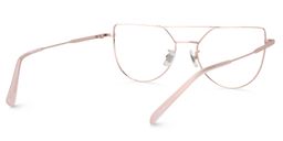 Florrie Aviator Rose-Gold Glasses4