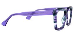 Beky Sqaure Purple Glasses2