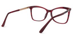 Drummond Butterfly Dark-Red Glasses4