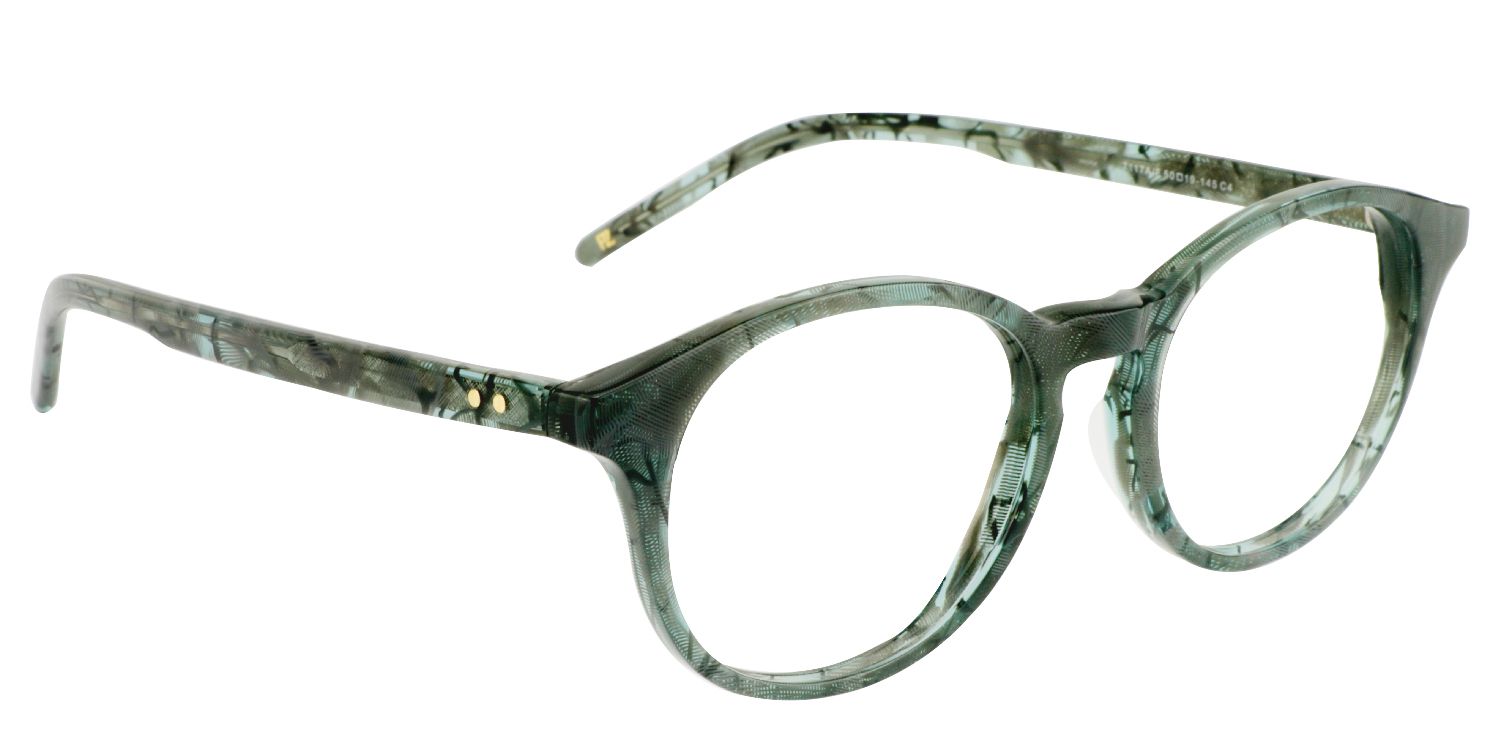 Round Green Tortoise Glasses | Zeelool Glasses3