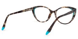 Eugenia Cateye Light Tortoise Glasses4