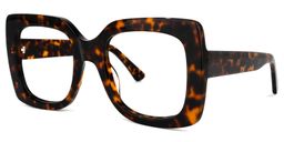 Johnson Square Tortoise Glasses1