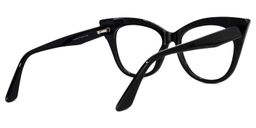 Yarisbeth Cateye Black Glasses3