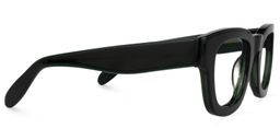 Jalitha Square Dark-Green Glasses 2
