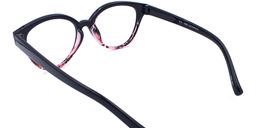 Audrey Hepburn Pink-Tortoise Cat Eyeglasses3
