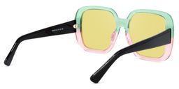 Nikolas Square Green Sunglasses4