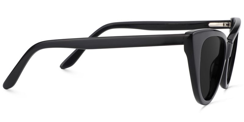 Marilyn Black Frame Sunglasses with Cat Eye Style | ZEELOOL UK3