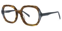 Raquell Square Brown Glasses1