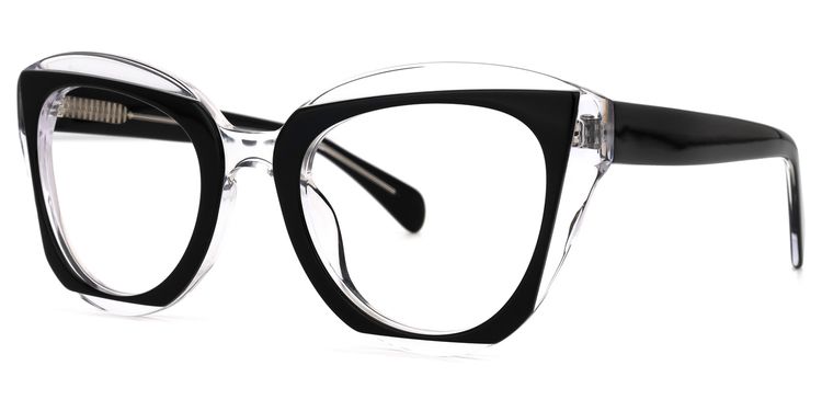 Karina Cateye Black Glasses