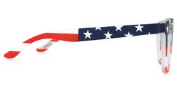 Theo Square USA Flag Glasses3