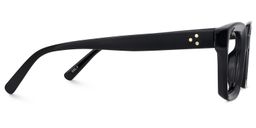 Cloris Rectangle Black Glasses3